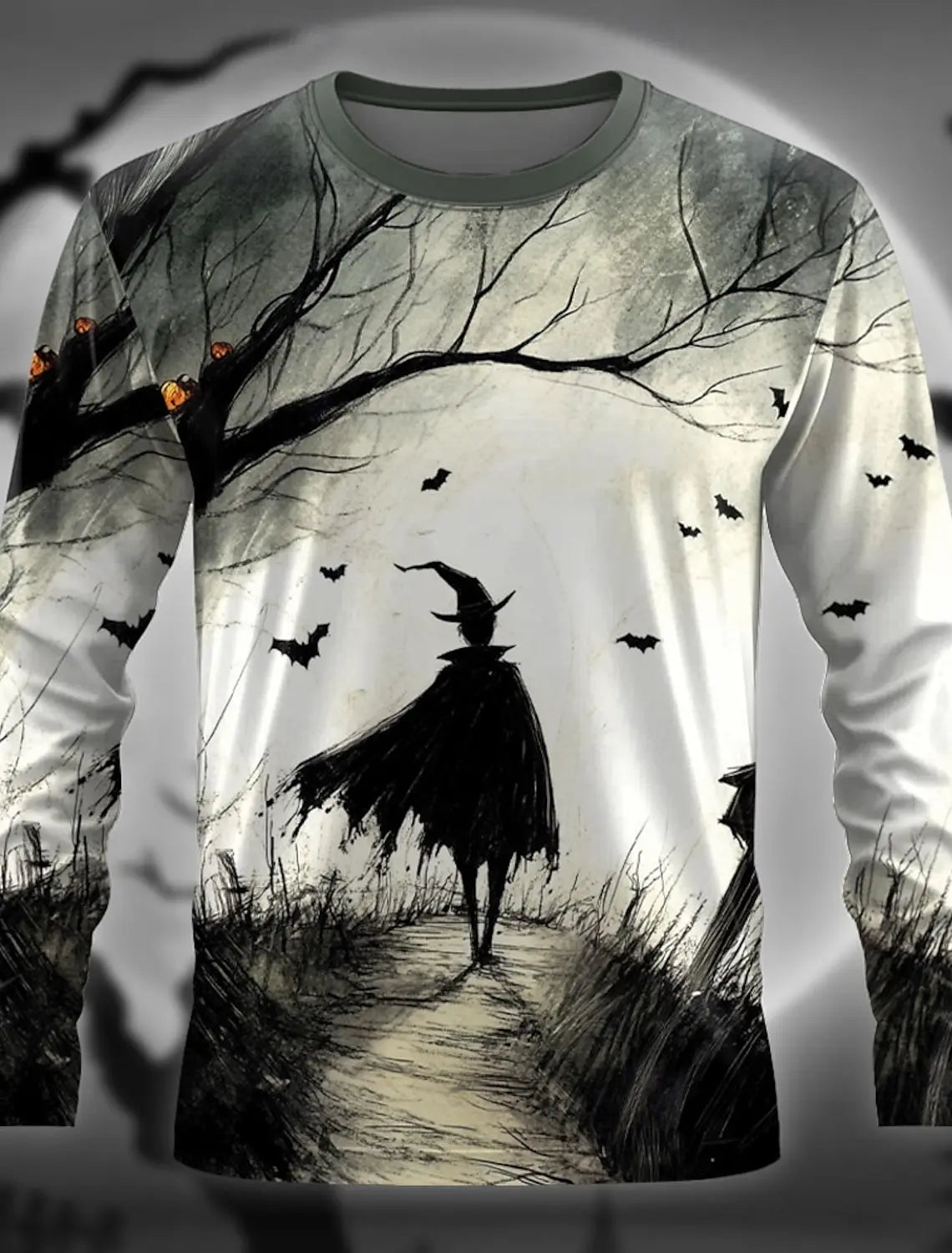 3D Printed Anime Character Long Sleeve T-Shirts for Men – Autumn Oversized O-Neck Sportswear Pullover