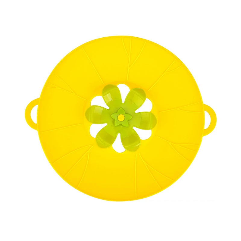 Silicone Spill Stopper Lid – Boil-Over Guard Food-Grade Silicone Pot & Pan Cover for Kitchen Use