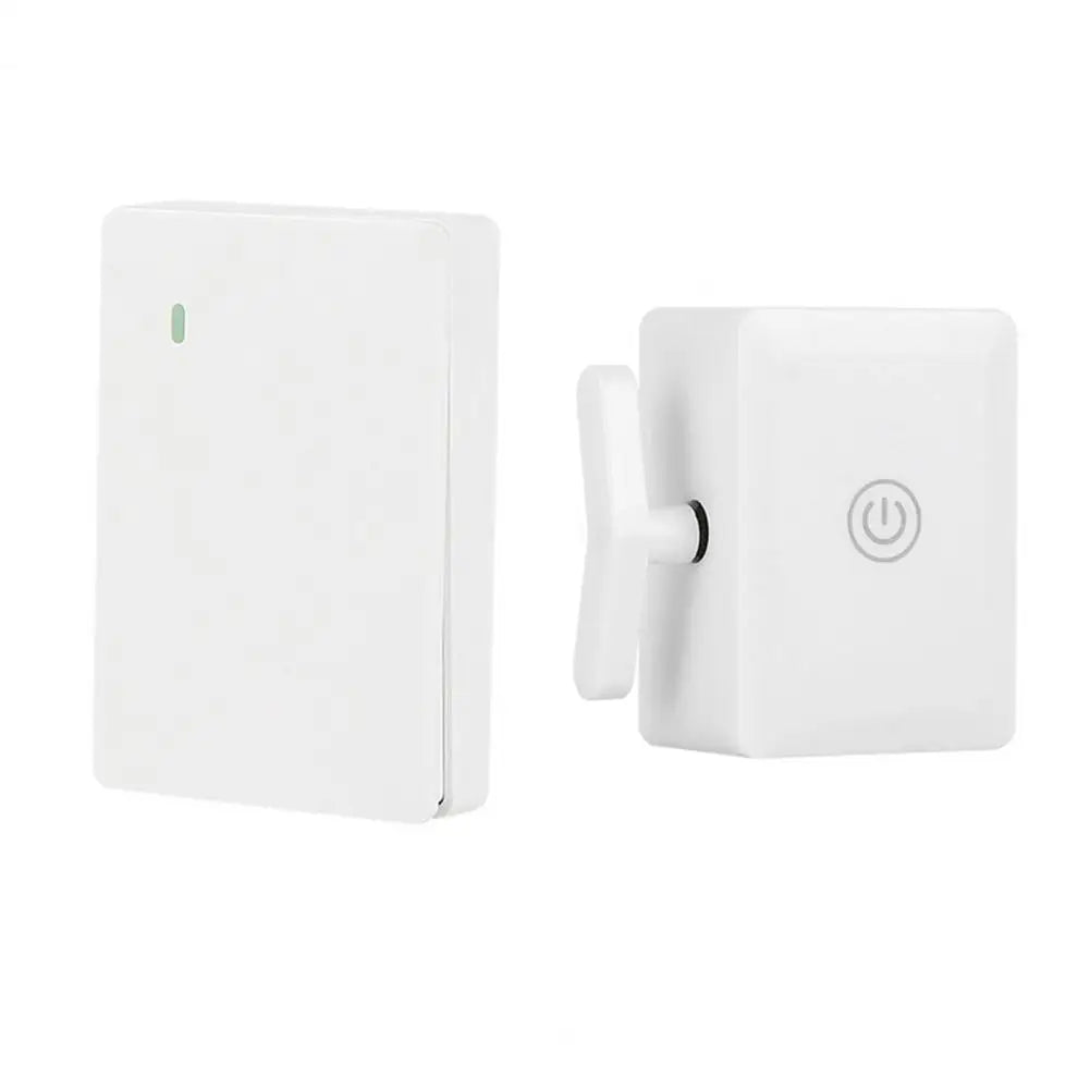 Wireless Smart Light Switch Controller with Remote – Long Range, Button Pusher to Turn Off Lights Automatically