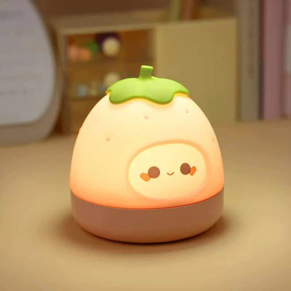 USB Rechargeable Silicone LED Night Light with Motion Sensor – Cute Animal Design for Kids' Bedroom or Nursery Wall