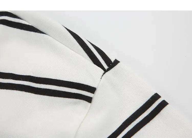 Men’s Striped Cotton T-Shirt – Casual Summer Fashion Tee, Oversized Fit, Available Up to 5XL, Funny and Stylish Design 