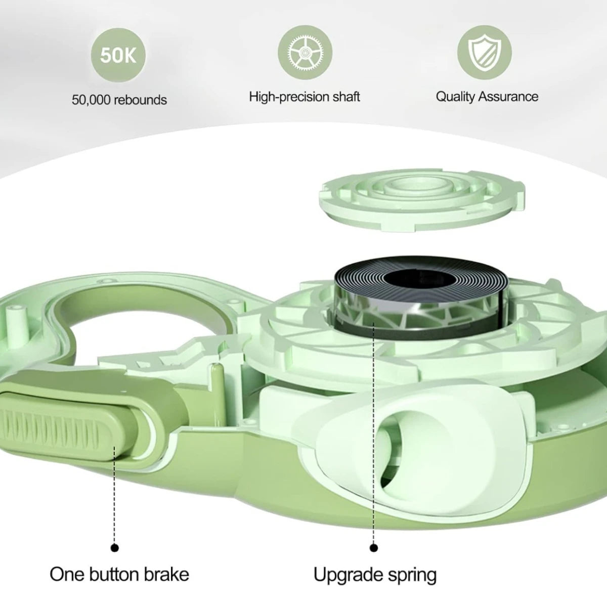 3/5M LED Retractable Dog Leash – Tangle-Free 360° Swivel Pet Walking Lead with Explosion-Proof Nylon Rope