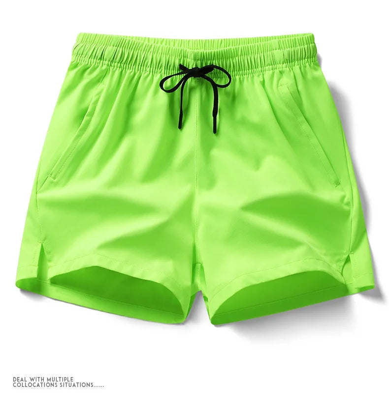 2024 Summer Trending 3-in-1 Sports Shorts – Unisex Running Pants with Zippered Pockets, Ideal for Couples