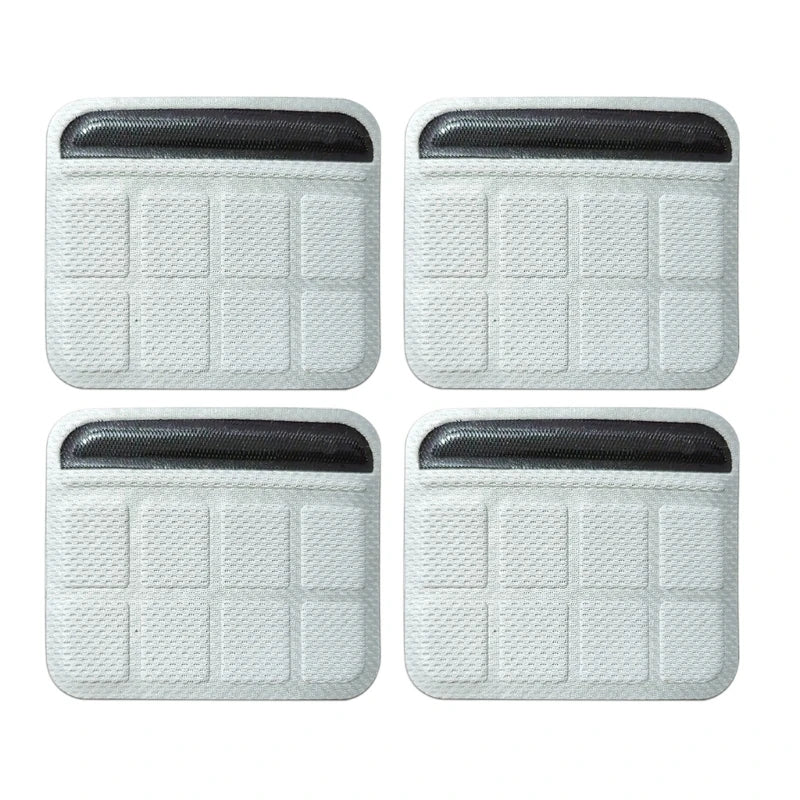 4pcs Universal Chin Strap Foam Pad Set – Replacement Chin Padding for Bike, Motorcycle, and Racing Helmets