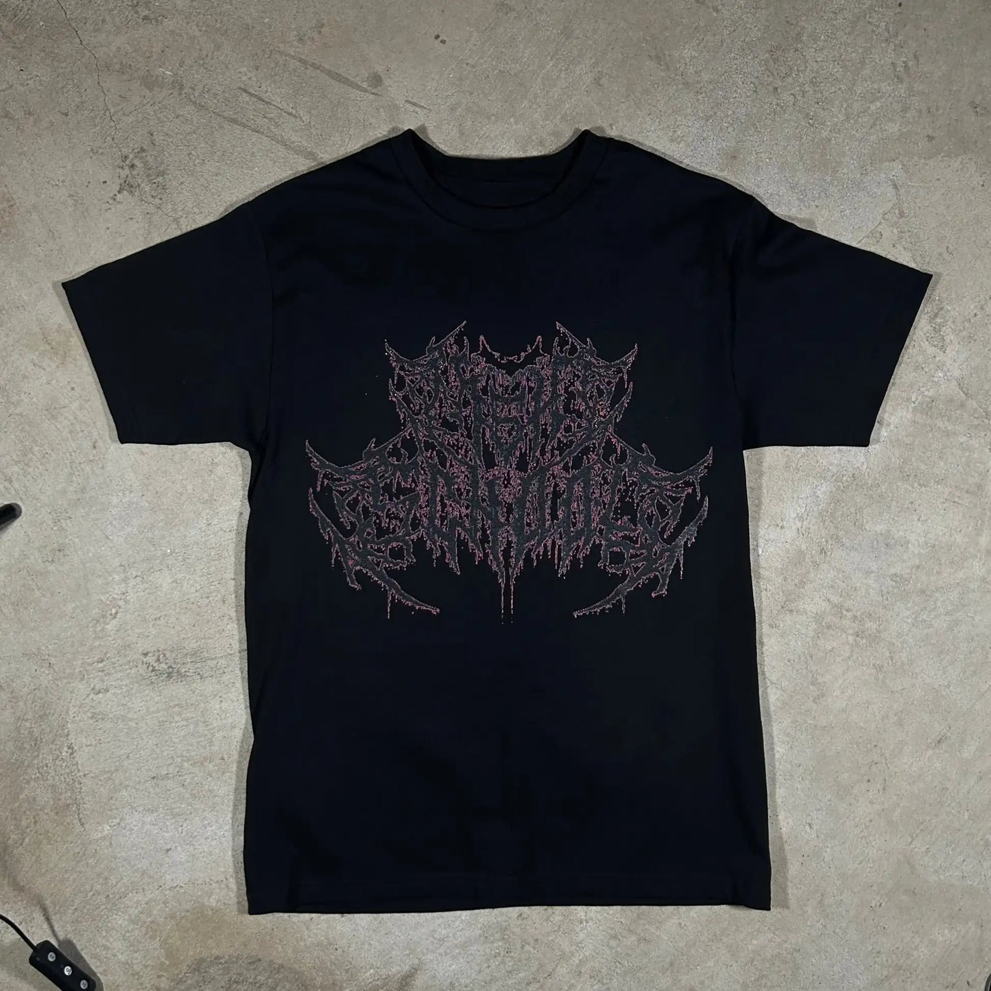 Y2K-Inspired Gothic Graphic Tee with Night School Print for Men and Women — Harajuku Hip Hop Streetwear, Unisex Boxy Fit, Short Sleeve Sweatshirt