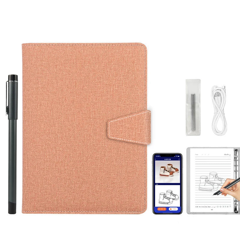 Smart Digital Notebook with Sync Pen – AI Voice, Drawing, Bluetooth Real-Time Cloud Transmission Writing Set