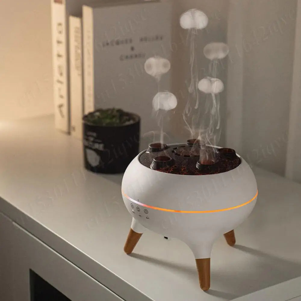 Color-Changing Jellyfish-Themed Air Humidifier & Aromatherapy Diffuser with LED Night Light – Ideal for Home, Bedroom, or Office