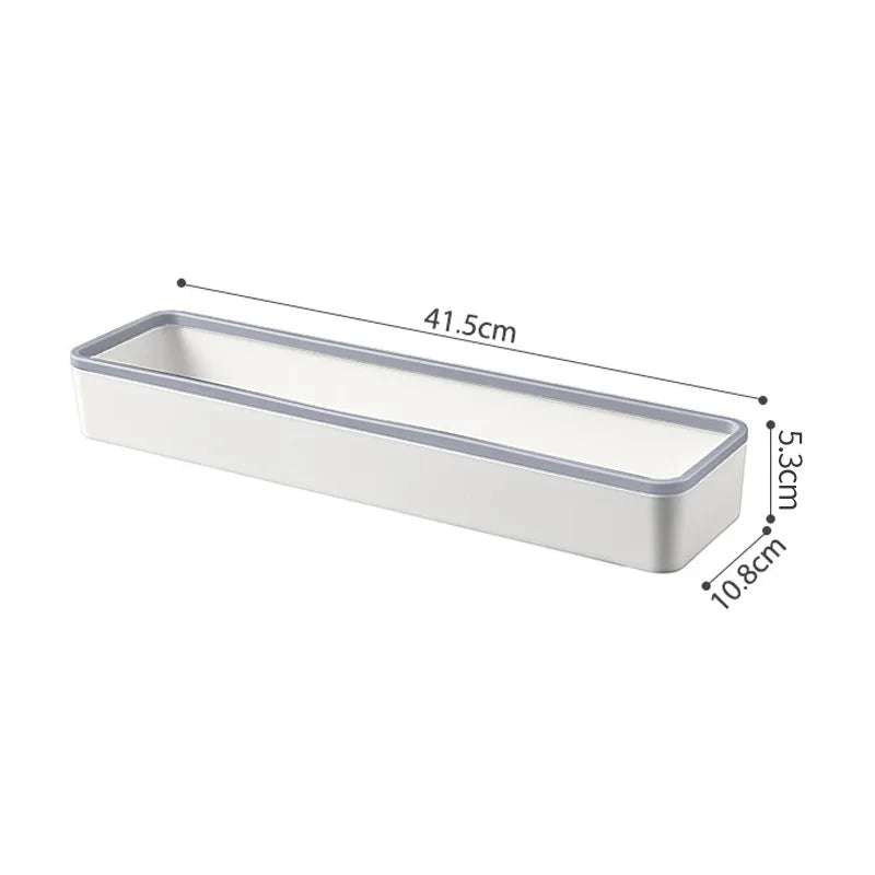 1pc Wall-Mounted Bathroom Storage Cabinet – No-Drill White Organizer Shelf for Above Toilet Use