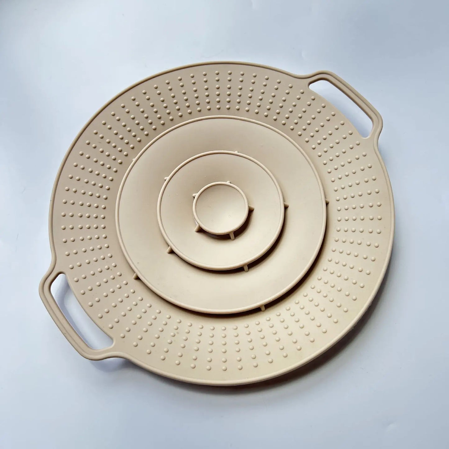 30cm Silicone Anti-Spill Pot Lid – Reusable Splash-Proof Cover for Microwave, Gas Cooktops & Kitchen Use
