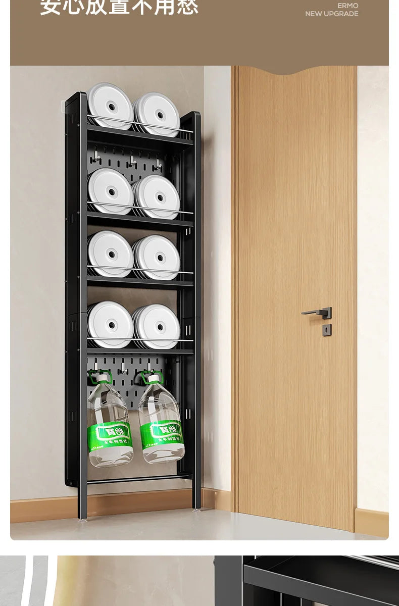 Wall-Mounted Bathroom Corner Shelf – Perforated Organizer Rack for Shampoo, Toothbrush, and Toiletries