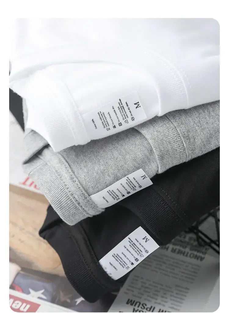 2-Pack Unisex Solid Color T-Shirts – 100% Cotton, Loose Fit, Short Sleeve, Basic Everyday Tees for Men & Women, White & Black Options
