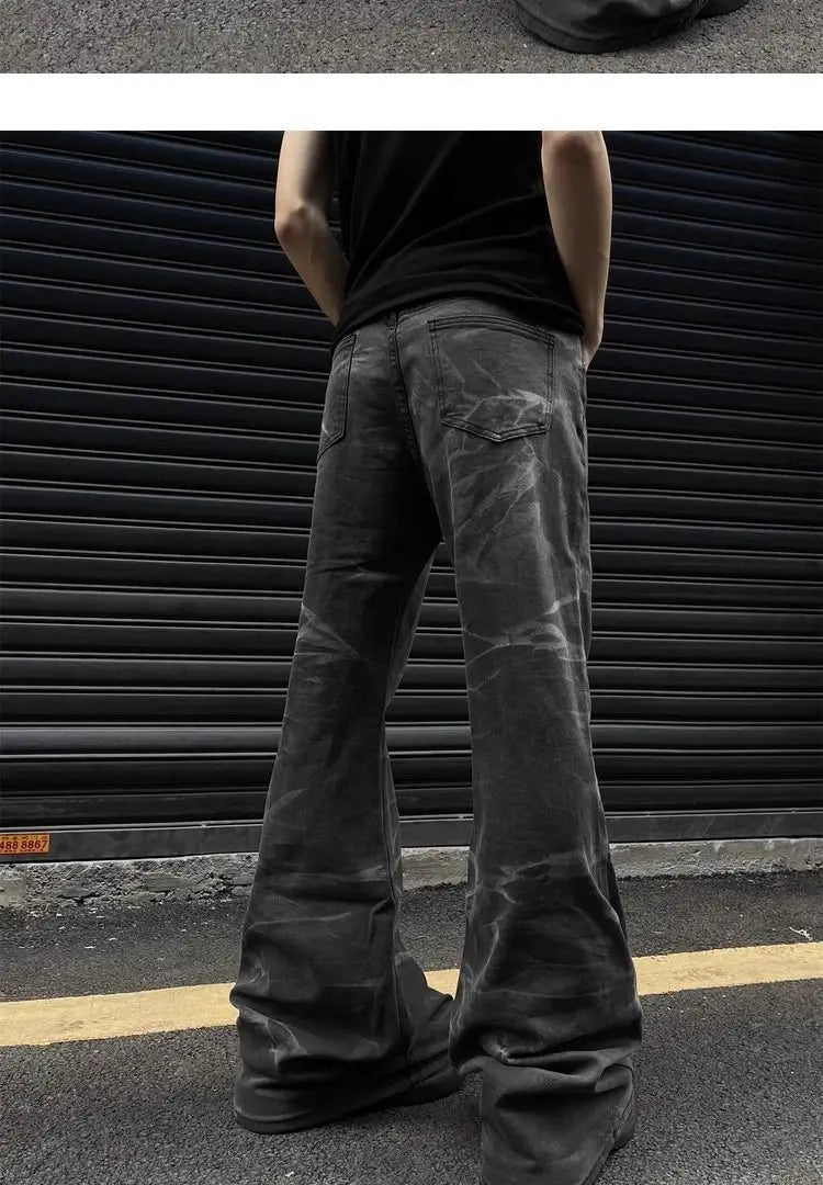 Unisex Retro Straight-Leg Jeans – High Street Loose Fit for Men & Women | Hip-Hop Autumn Streetwear