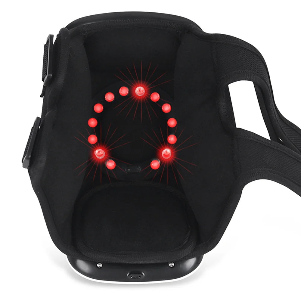 Electric Knee Massager with Infrared Heat and Vibration – Relief for Knee Pain, Swelling, Stiff Joints, and Muscle or Ligament Strain