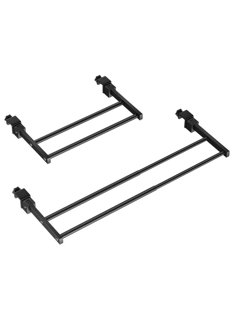 Adjustable Snap-On Drying Rack for Balcony or Window Railings — Space-Saving Clothes Hanger for Indoor/Outdoor Use