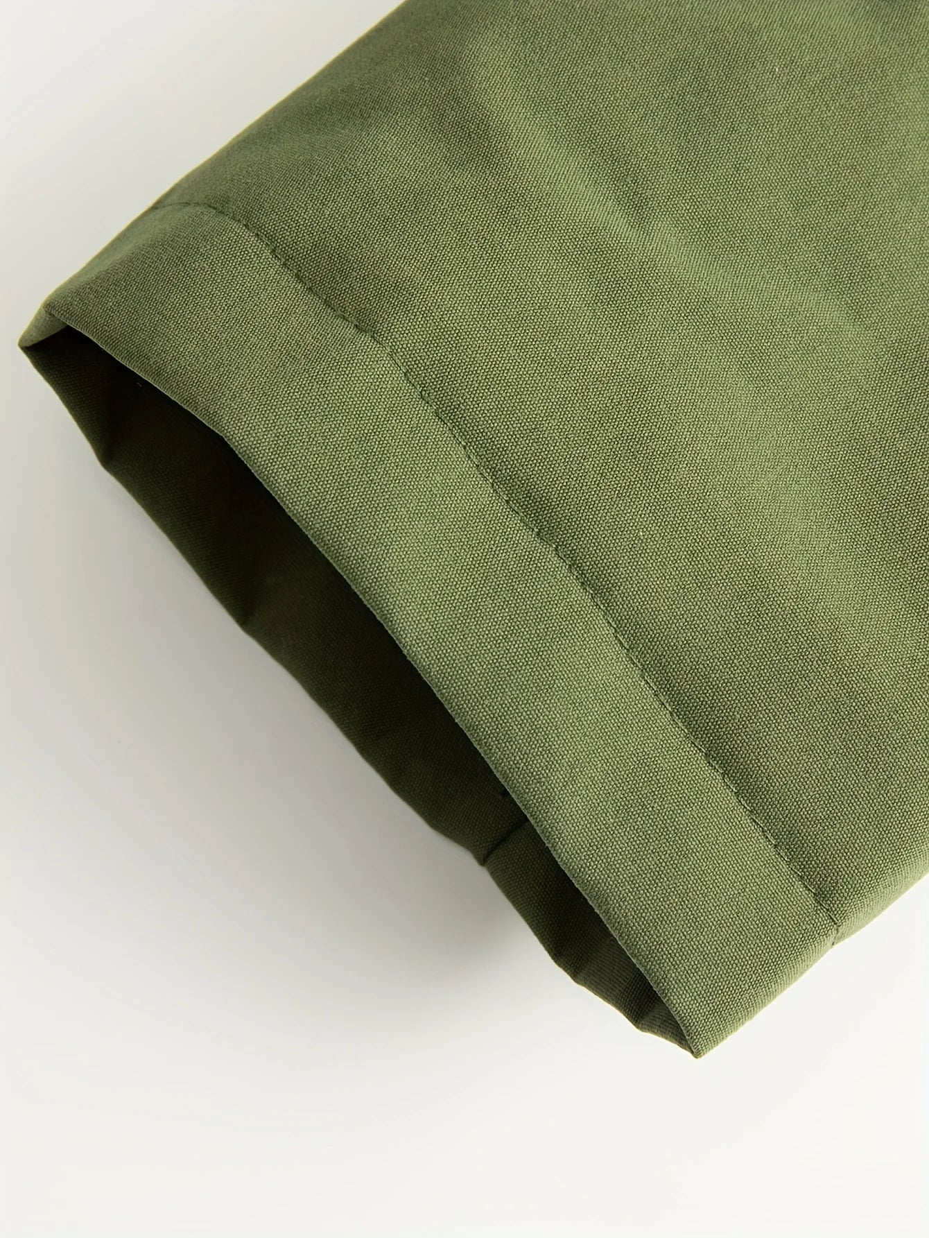 Men’s Olive Green Lightweight Zip-Up Hoodie Jacket – Waterproof Outdoor Coat with Drawstring Pockets