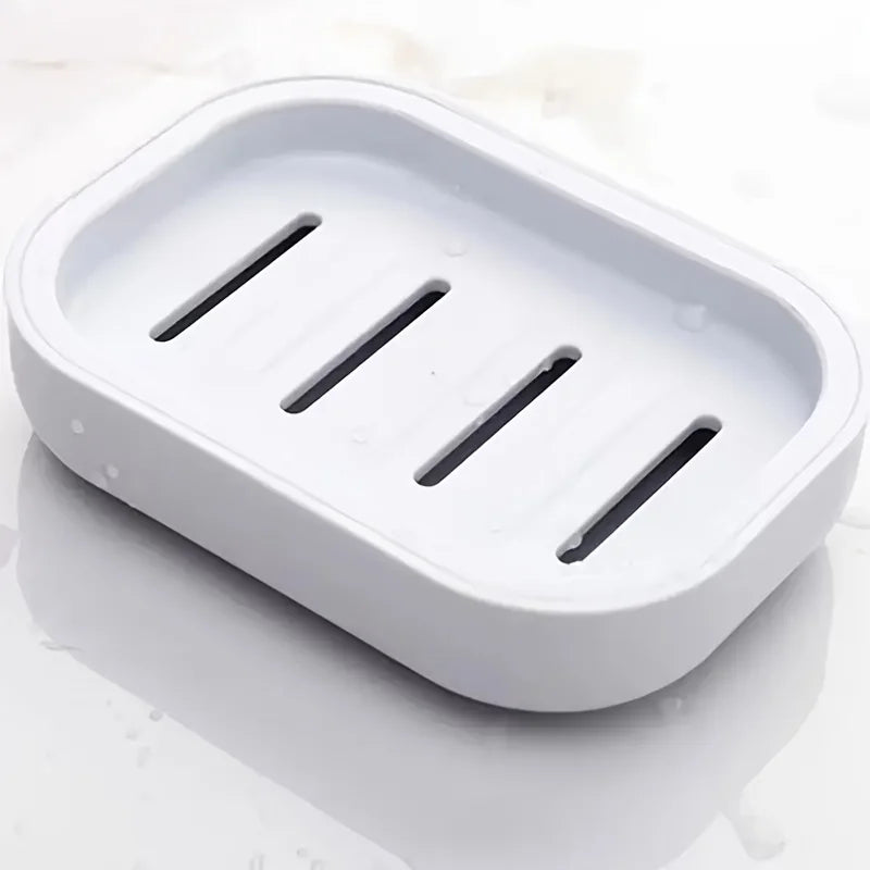Multifunctional Soap Dish Holder – Hypoallergenic bath accessory suitable for bathroom and kitchen – Features self-draining design and is easy to clean.