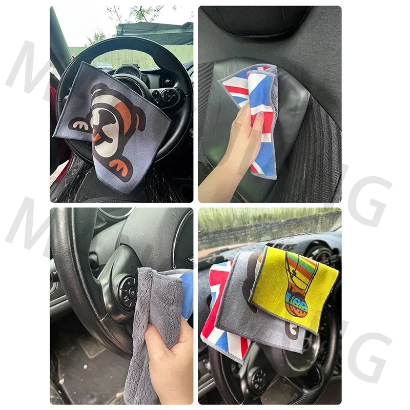 Ultra-Absorbent Microfiber Car Wash Towel – Soft Detailing & Drying Cloth for Household and Auto Cleaning