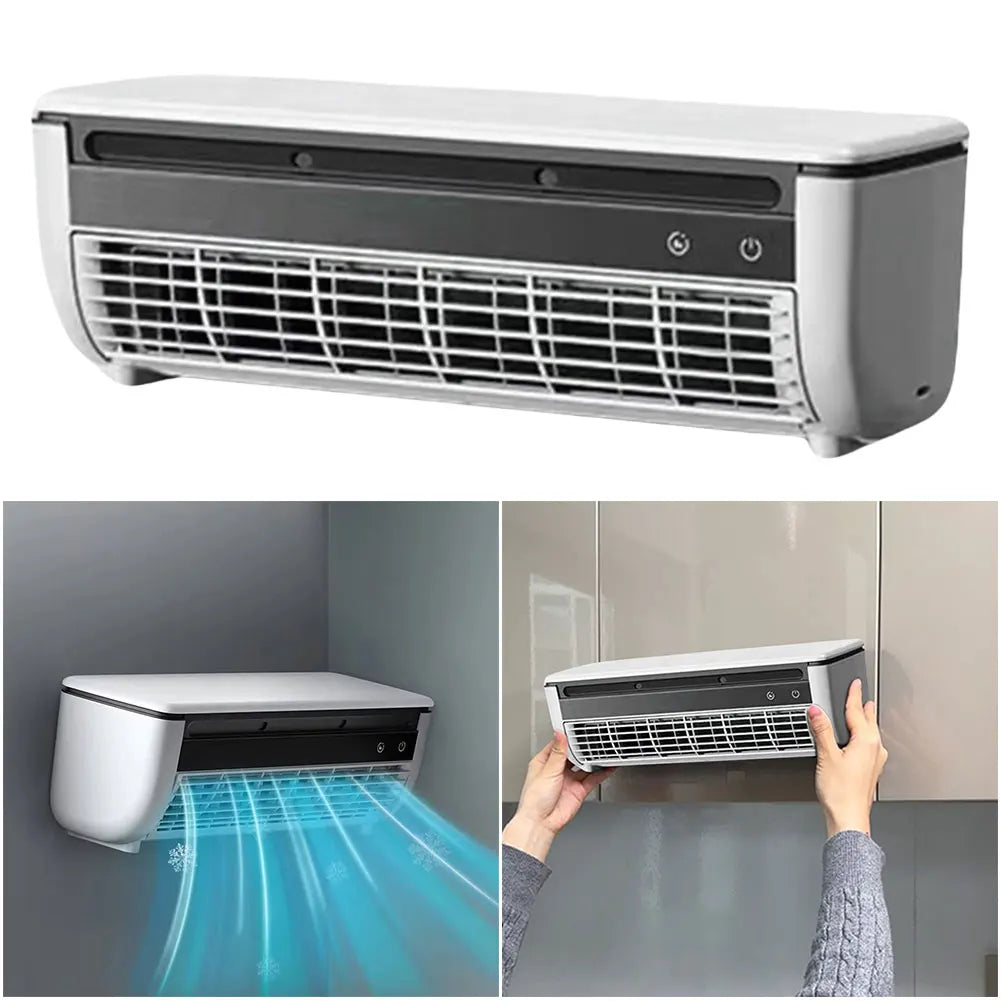 Rechargeable Wall-Mounted Air Cooling Fan – Portable Electric Desk Fan for Home, Kitchen, Bedroom, and Office