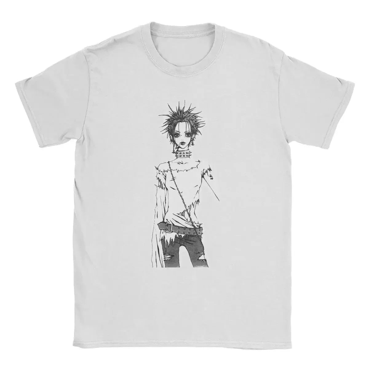 NANA Osaki Graphic T-Shirt – Unisex Harajuku Rock Punk Style Short Sleeve Tee for Casual Summer Streetwear