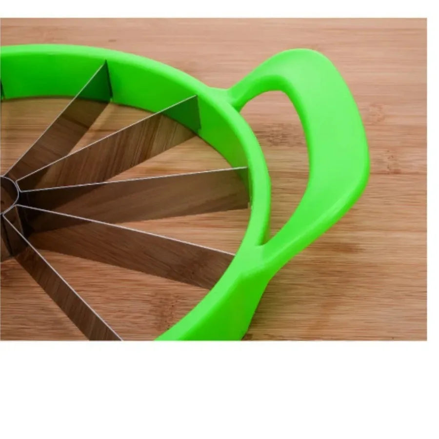 1 or 2 Pcs Stainless Steel Watermelon Slicer – Heavy-Duty Fruit Cutter for Hami Melon & Large Fruits