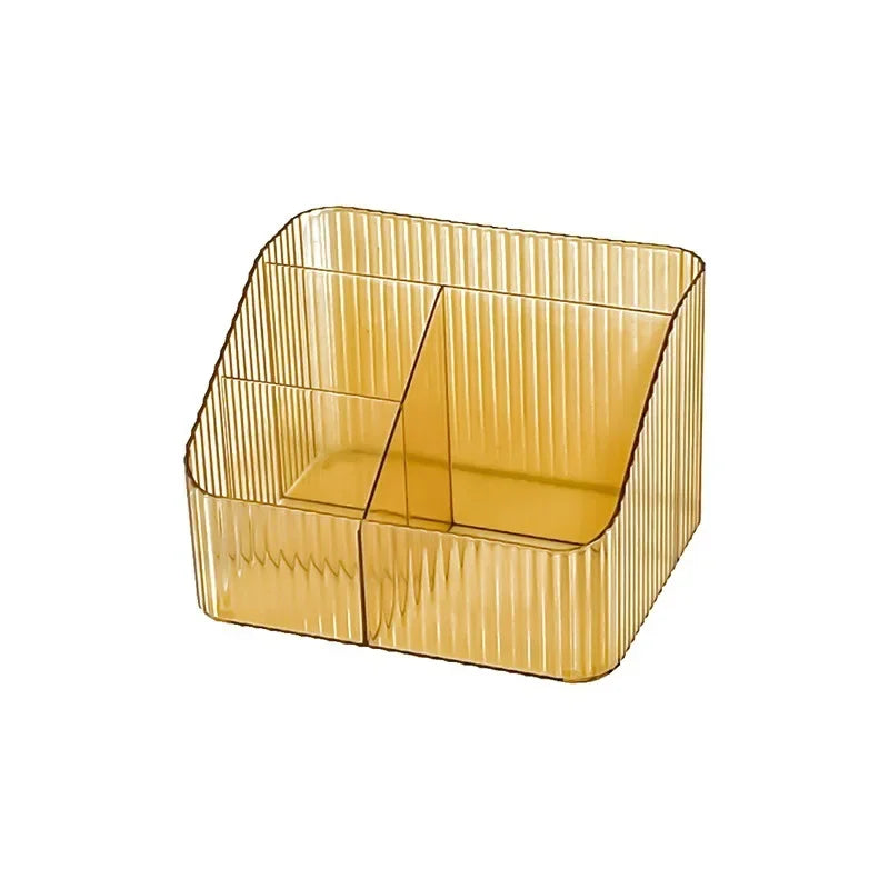 Desktop Cosmetic Organizer – Storage Box for Lipstick, Nail Polish, Jewelry, Brushes & Skincare Essentials