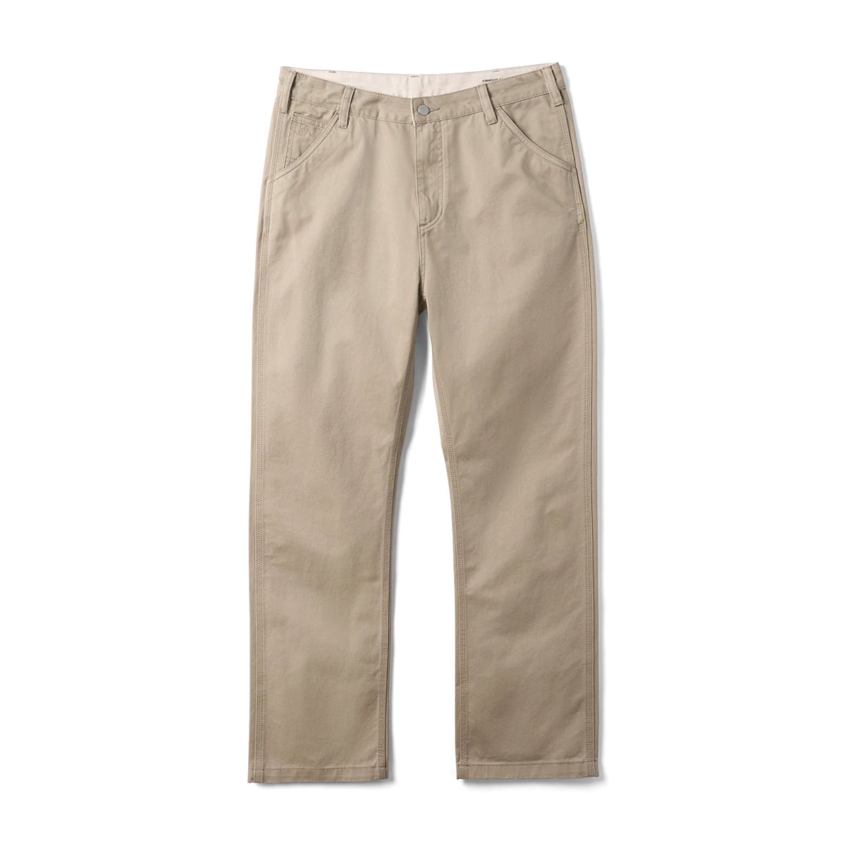 SIMWOOD 2025 Spring-Summer Men's Loose Straight Chinos – 100% Cotton, 320gsm, Smart Casual Lightweight Trousers