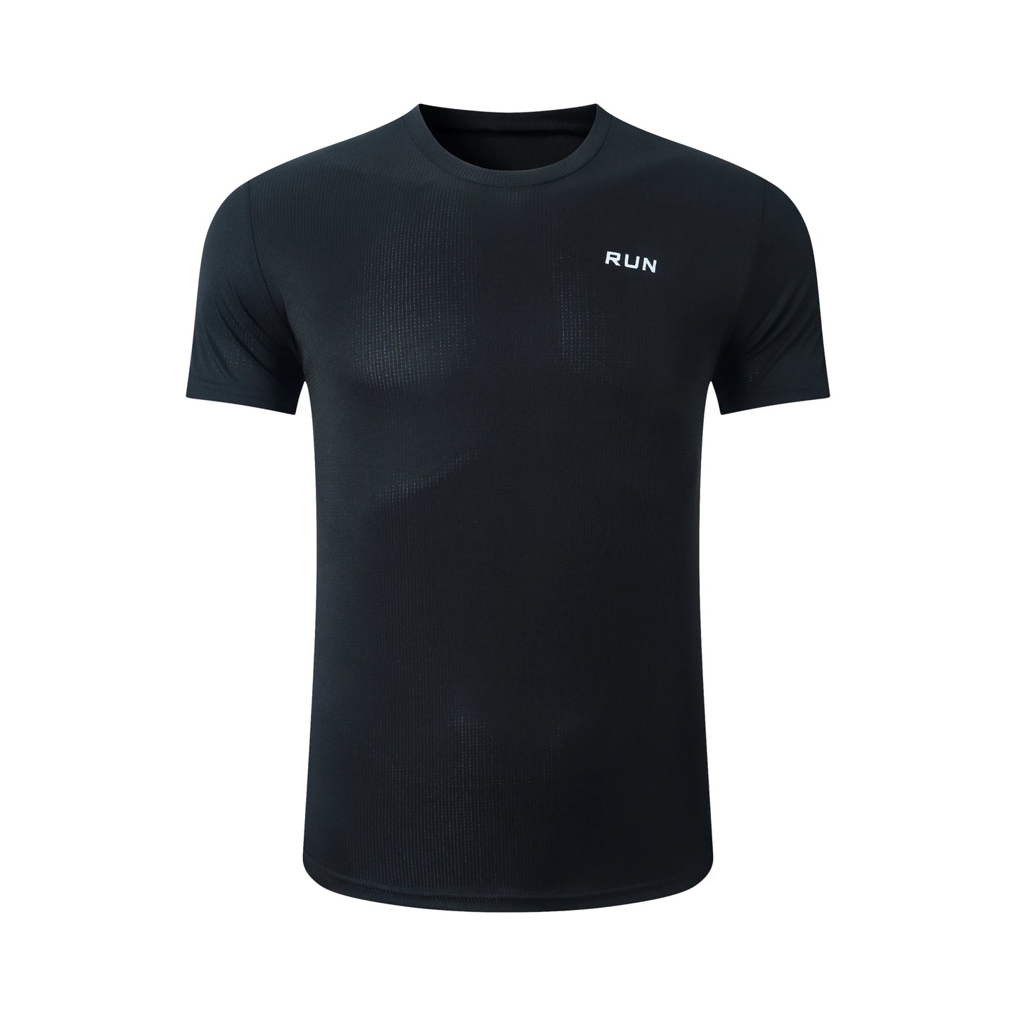 Men’s Summer Ice Silk Quick-Dry T-Shirt – Breathable High-Stretch Gym & Running Top