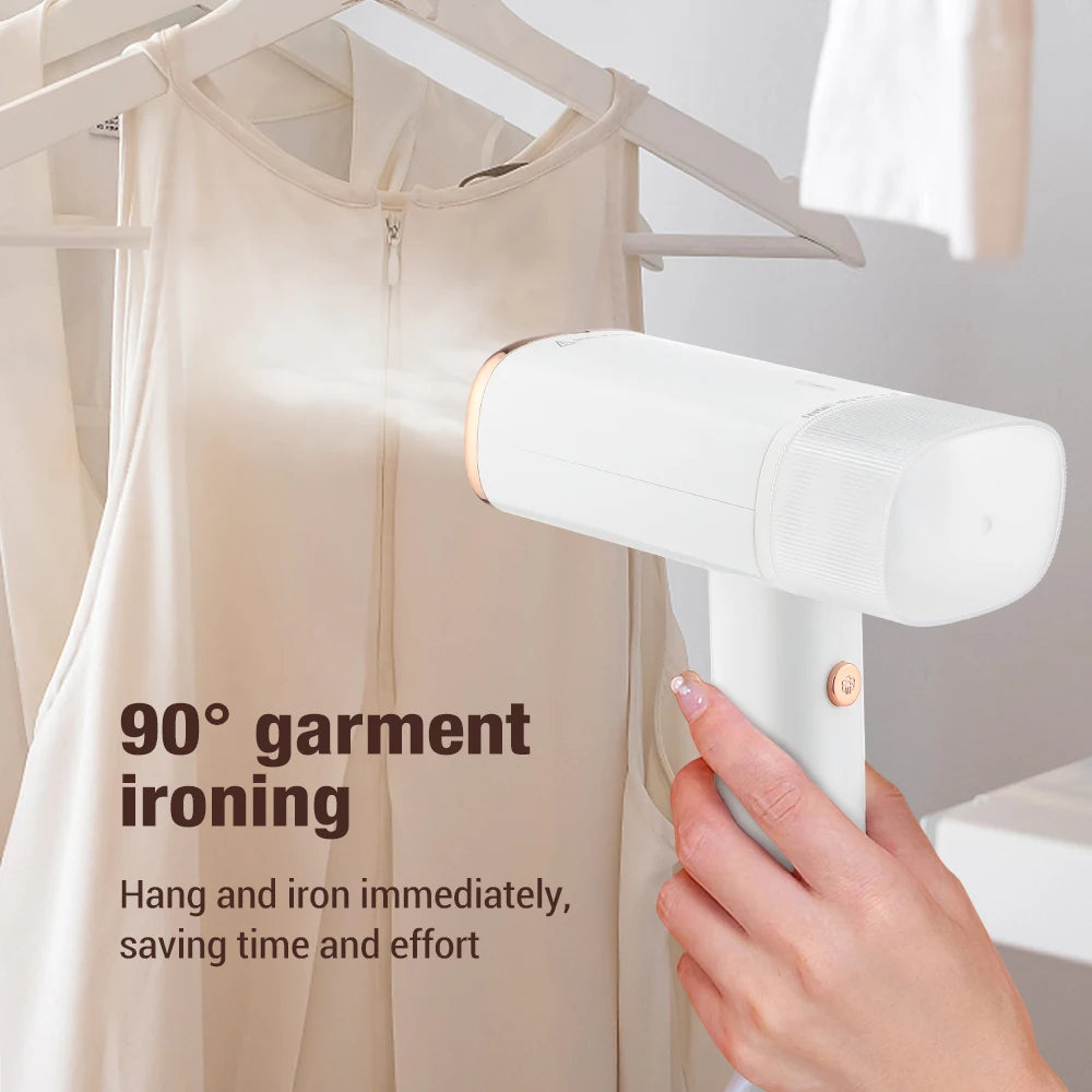 Portable Foldable Mini Handheld Steam Garment Iron for Clothes – Electric Clothes Steamer for Travel and Home Use