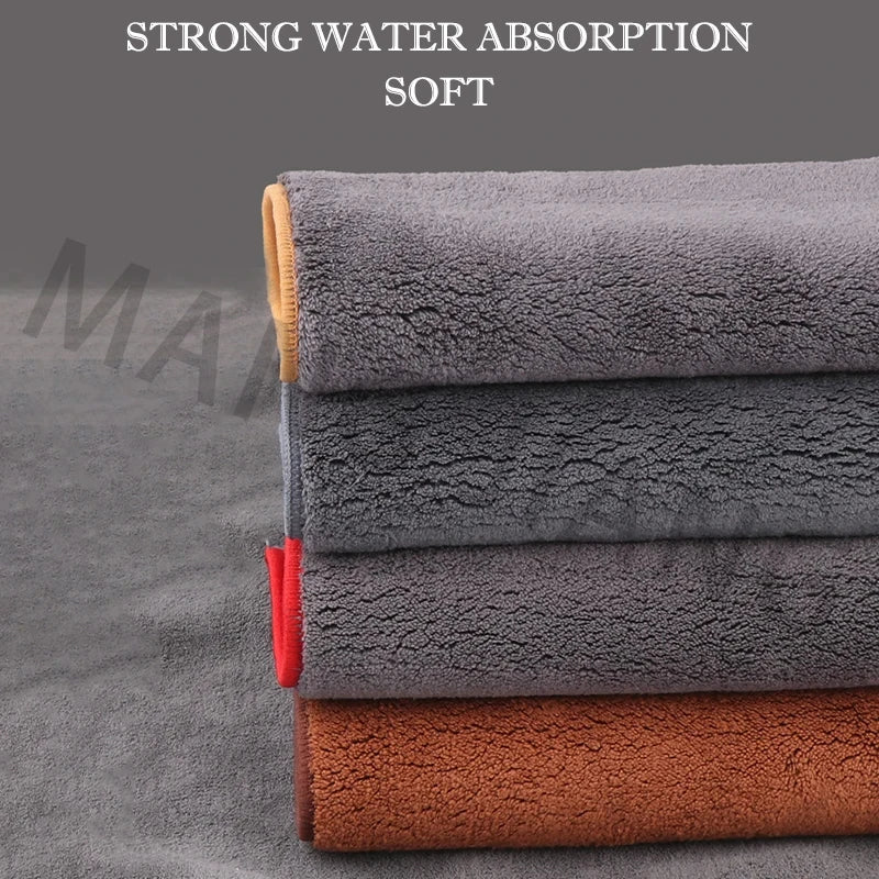 Ultra-Absorbent Microfiber Car Wash Towel – Soft Detailing & Drying Cloth for Household and Auto Cleaning