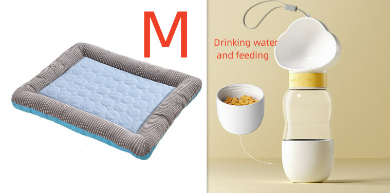 Pet Cooling Mat – Ice Silk Summer Bed for Dogs, Cats & Puppies, Soft & Breathable Sleeping Pad