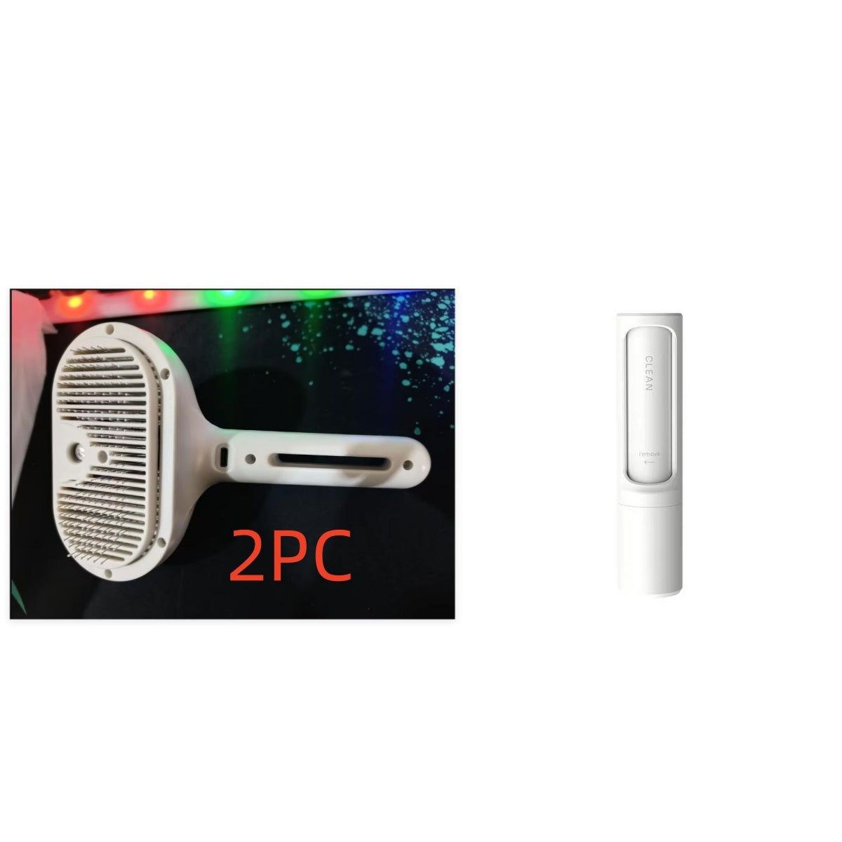 Self-Cleaning Pet Comb with Built-In Mist – Hair Remover & Grooming Brush for Dogs & Cats