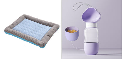 Pet Cooling Mat – Ice Silk Summer Bed for Dogs, Cats & Puppies, Soft & Breathable Sleeping Pad
