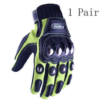 Off-Road Motorcycle Gloves with Alloy Protection
