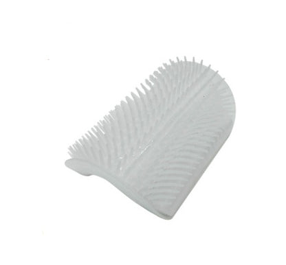 Cat Self-Grooming Wall Brush – Corner Rubbing Device with Catnip for Indoor Cats
