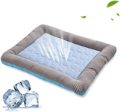 Pet Cooling Mat – Ice Silk Summer Bed for Dogs, Cats & Puppies, Soft & Breathable Sleeping Pad