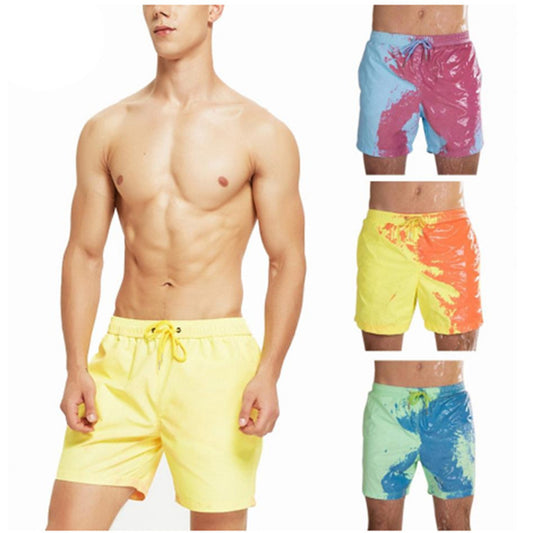 Men’s Quick-Dry Summer Beach Shorts – Lightweight Swim Trunks for Outdoor & Pool