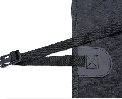 Dog Car Seat Cover with Mesh Window – Pet Hammock Protector for Back Seat, with Zipper & Storage Pocket for Travel