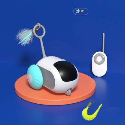 Remote Control Interactive Cat Toy Car – USB Charging, Self-Moving Smart Chaser for Indoor Play