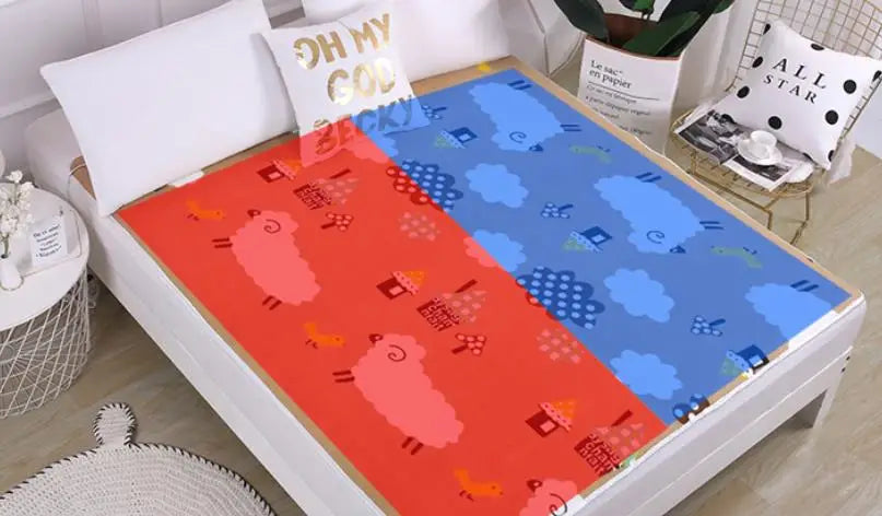 Thickened Electric Heating Blanket with Automatic Protection – 110/220V Body Warmer Mat for Winter Comfort