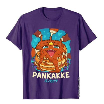Kawaii Japanese Pancake Graphic Tee – Funny Food Pun Cotton T-Shirt for Men | Casual Beach & Streetwear Top