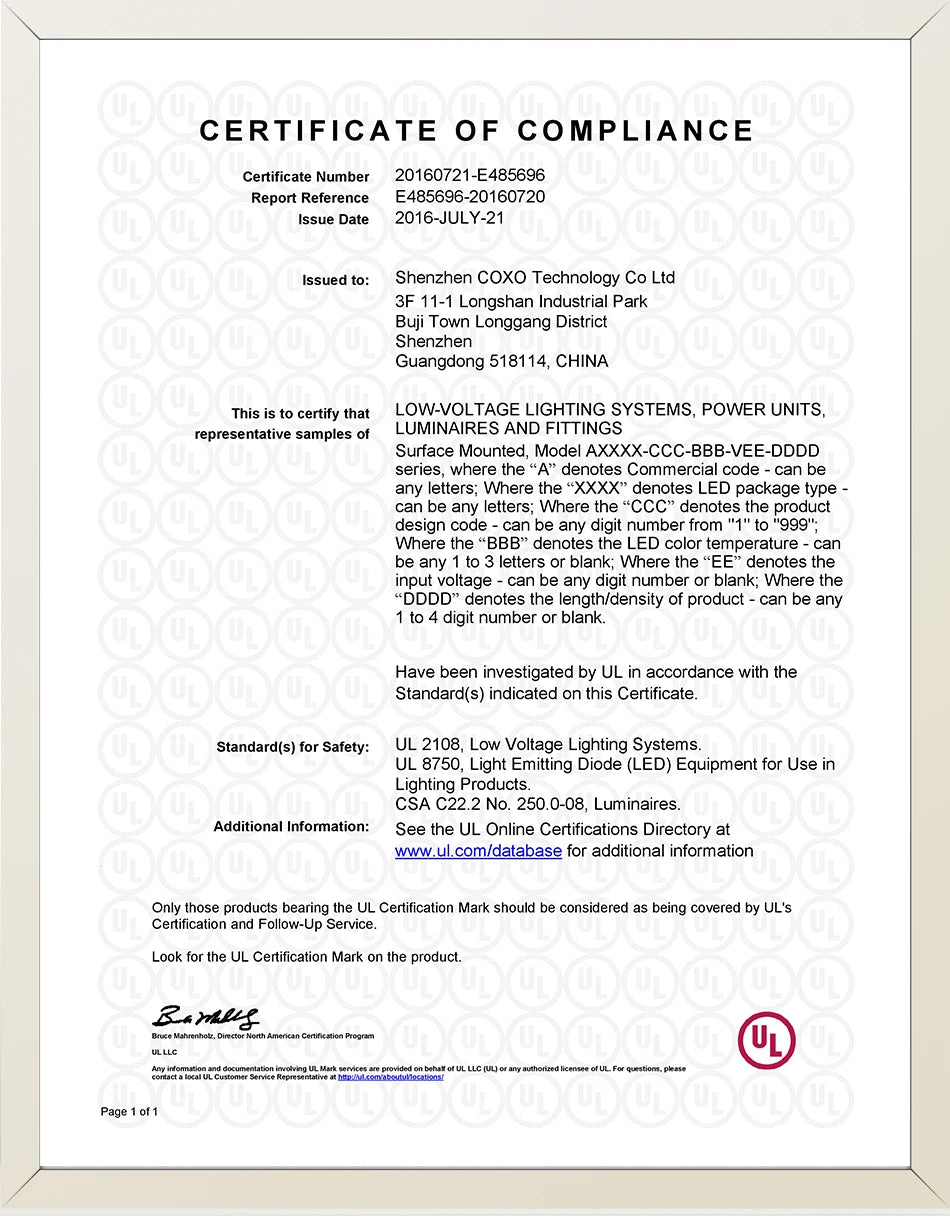 UL Certified COB LED Strip Light, High-Density 320-480 LEDs/m, 16.4ft Flexible Tape Ribbon, 3000-6500K Color Temperature, RA90 Color Rendering, DC 12V/24V