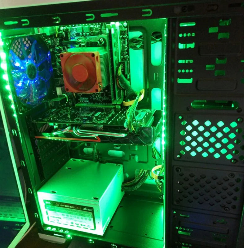 USB 5V LED Strip Light with Switch – Flexible 2835 SMD Light Tape for TV, Monitor, and Home Decoration &nbsp;