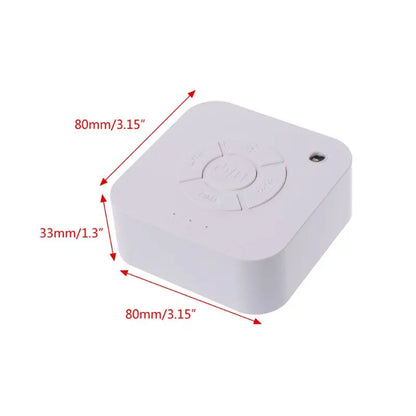 USB Rechargeable White Noise Machine with Timer for Sleep and Relaxation – Suitable for Babies, Adults, Office, and Travel