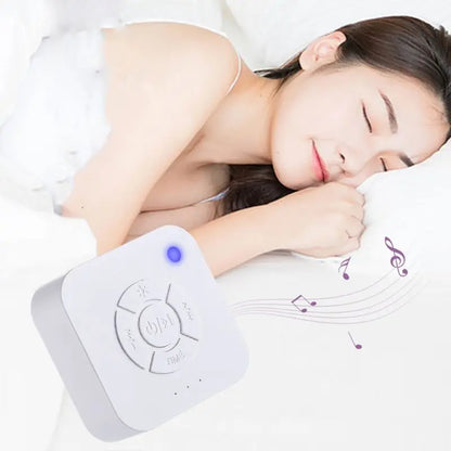 USB Rechargeable White Noise Machine with Timer for Sleep and Relaxation – Suitable for Babies, Adults, Office, and Travel