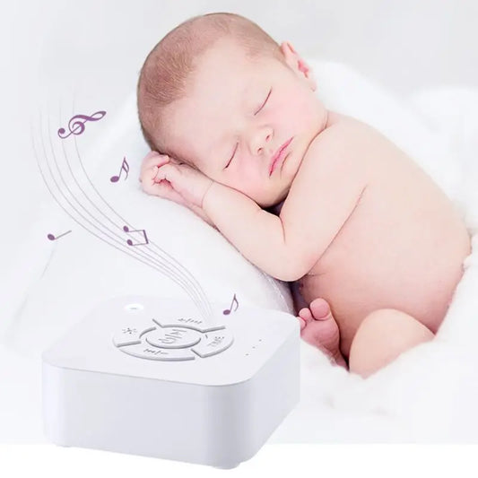 USB Rechargeable White Noise Machine with Timer for Sleep and Relaxation – Suitable for Babies, Adults, Office, and Travel