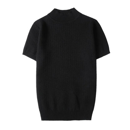 Men’s Slim Fit Turtleneck Sweater – Korean Style Casual Pullover for Autumn &amp; Winter, Luxury Knitwear Available up to 4XL