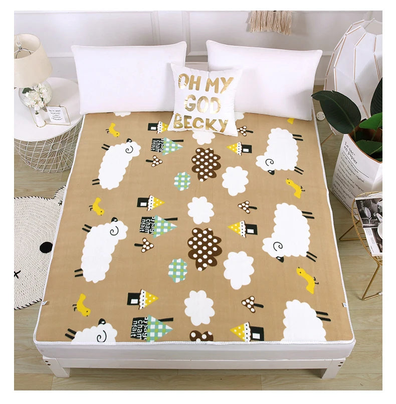 Thickened Electric Heating Blanket with Automatic Protection – 110/220V Body Warmer Mat for Winter Comfort