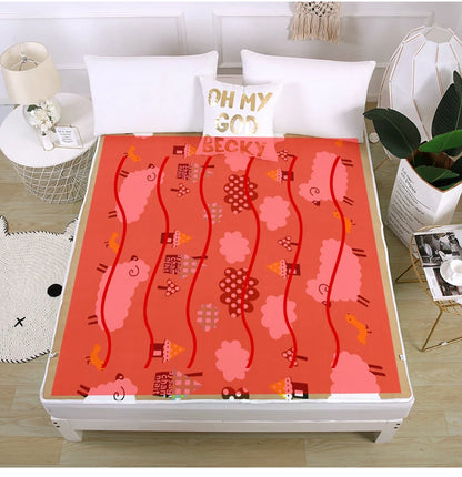 Thickened Electric Heating Blanket with Automatic Protection – 110/220V Body Warmer Mat for Winter Comfort