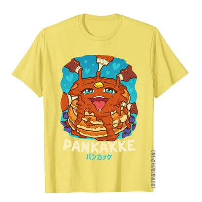 Kawaii Japanese Pancake Graphic Tee – Funny Food Pun Cotton T-Shirt for Men | Casual Beach & Streetwear Top