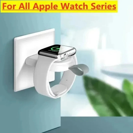 Portable Magnetic Wireless Charging Dock for Apple Watch Series 1 to 10, SE, and Ultra – Travel-Friendly Charging Stand